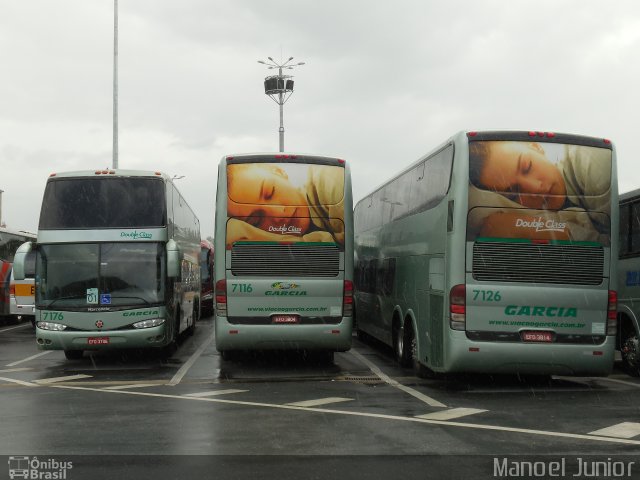Viação Garcia 7116 na cidade de Aparecida, São Paulo, Brasil, por Manoel Junior. Número da foto: #5172485.
