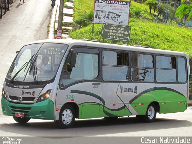 Turin Transportes 3244 na cidade de Ouro Preto, Minas Gerais, Brasil, por César Natividade. Número da foto: #5172825.