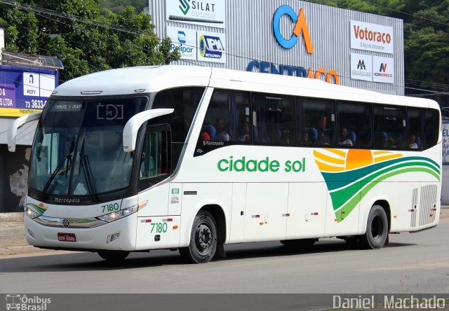 Viação Cidade Sol 7180 na cidade de Ilhéus, Bahia, Brasil, por Daniel  Machado. ID da foto: 5175600.