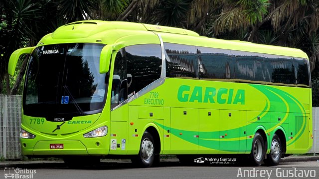 Viação Garcia 7789 na cidade de Curitiba, Paraná, Brasil, por Andrey Gustavo. Número da foto: #5174008.