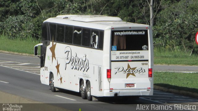 Peixoto Turismo 1010 na cidade de Pindamonhangaba, São Paulo, Brasil, por Alex Ramos Ribeiro. ID da foto: 5175678.