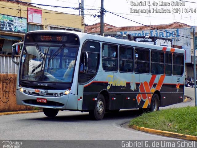 Nossa Senhora de Fátima Auto Ônibus 381 na cidade de Bragança Paulista, São Paulo, Brasil, por Gabriel Giacomin de Lima. Número da foto: #5174245.