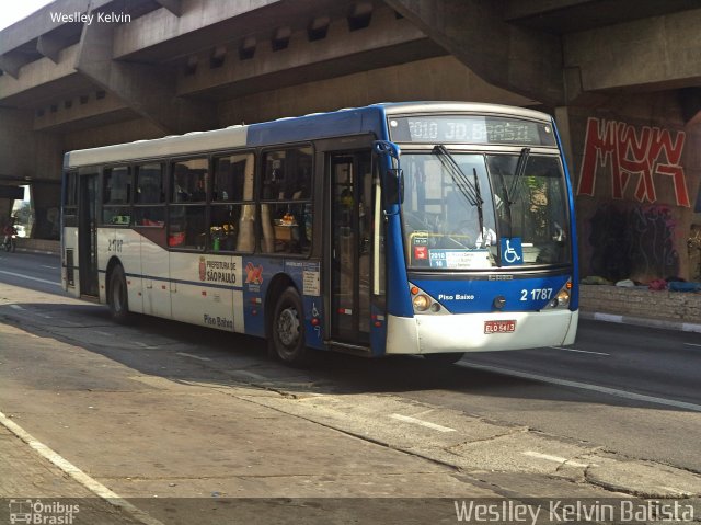 Sambaíba Transportes Urbanos 2 1787 na cidade de São Paulo, São Paulo, Brasil, por Weslley Kelvin Batista. ID da foto: 5176240.