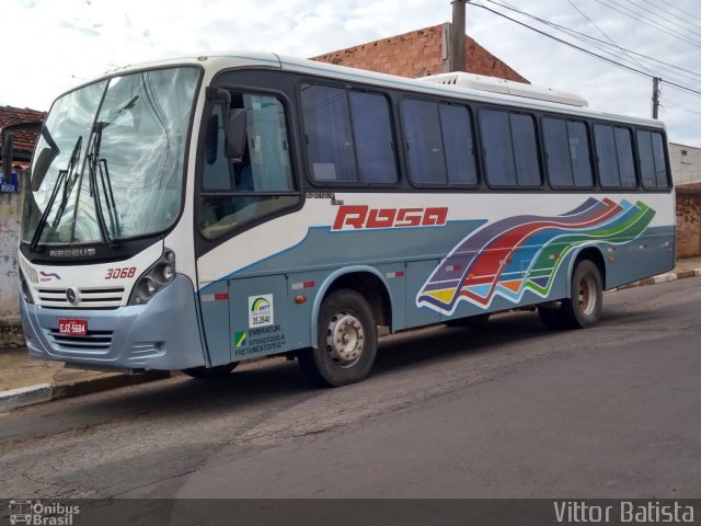 Rosa Turismo 3068 na cidade de Tatuí, São Paulo, Brasil, por Vittor Batista. ID da foto: 5176751.