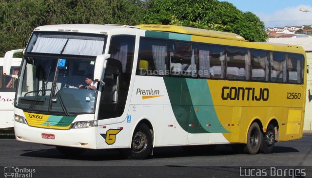 Empresa Gontijo de Transportes 12560 na cidade de Araxá, Minas Gerais, Brasil, por Lucas Borges . ID da foto: 5177042.