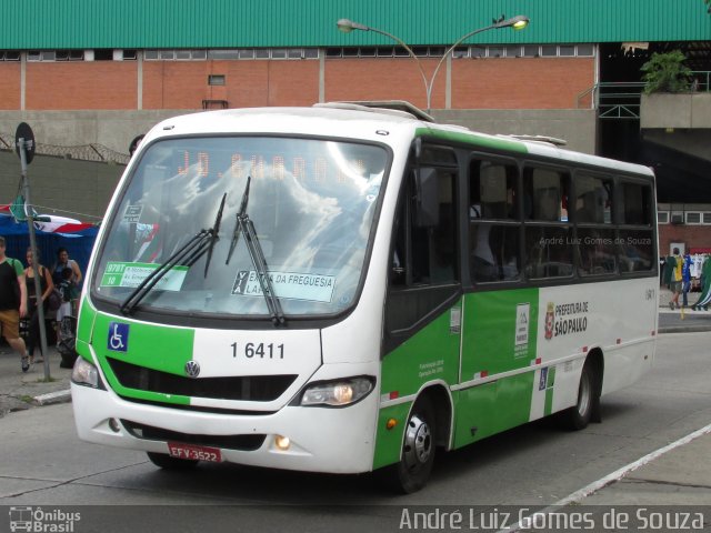 Transcooper > Norte Buss 1 6411 na cidade de São Paulo, São Paulo, Brasil, por André Luiz Gomes de Souza. ID da foto: 5177712.