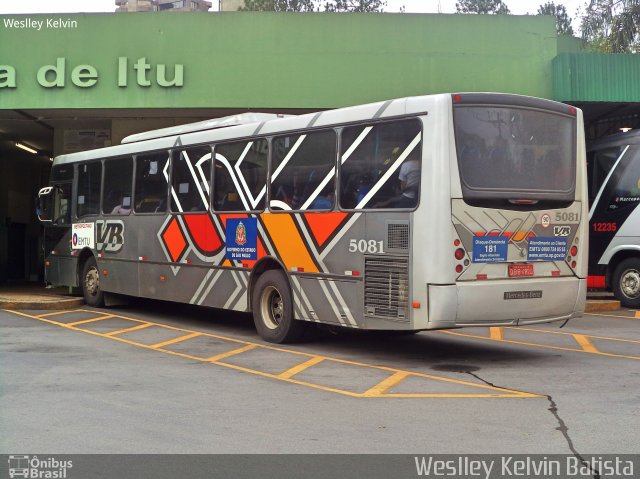 VB Transportes e Turismo 5081 na cidade de Itu, São Paulo, Brasil, por Weslley Kelvin Batista. ID da foto: 5176195.