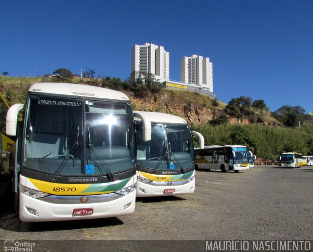 Empresa Gontijo de Transportes 18570 - Garagem na cidade de Belo Horizonte, Minas Gerais, Brasil, por Maurício Nascimento. ID da foto: 5178423.