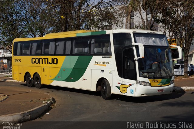 Empresa Gontijo de Transportes 11995 na cidade de Patos de Minas, Minas Gerais, Brasil, por Flavio Rodrigues Silva. Número da foto: #5181196.