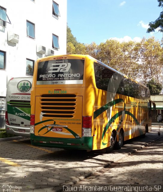 Empresa de Ônibus e Turismo Pedro Antônio RJ 804.004 na cidade de São Lourenço, Minas Gerais, Brasil, por Fabio Alcantara. ID da foto: 5182234.