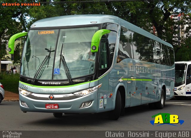 Viação Garcia 7246 na cidade de Sorocaba, São Paulo, Brasil, por Otavio Rossini. Número da foto: #5180204.