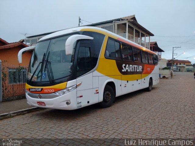 Saritur - Santa Rita Transporte Urbano e Rodoviário 11700 na cidade de Piedade dos Gerais, Minas Gerais, Brasil, por Luiz Henrique Campos. Número da foto: #5181648.
