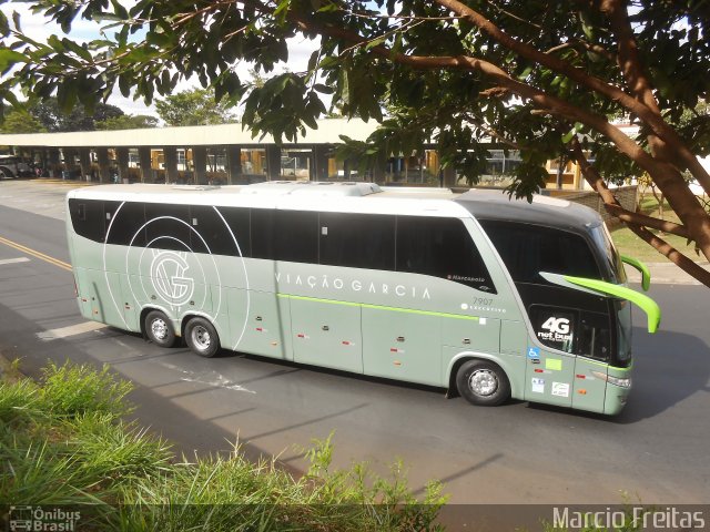 Viação Garcia 7907 na cidade de Ribeirão Preto, São Paulo, Brasil, por Marcio Freitas. ID da foto: 5181327.