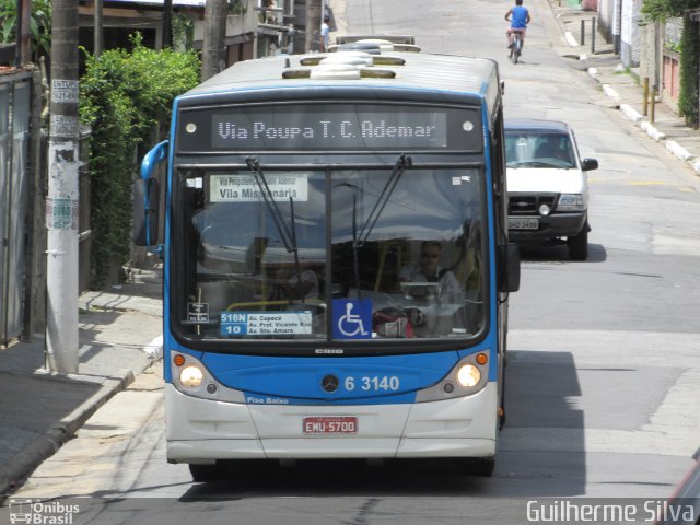 Viação Paratodos > São Jorge > Metropolitana São Paulo > Mobibrasil 6 3140 na cidade de São Paulo, São Paulo, Brasil, por Guilherme Silva. Número da foto: #5183572.