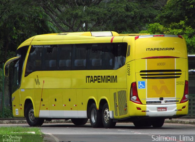 Viação Itapemirim 60031 na cidade de Vitória, Espírito Santo, Brasil, por Saimom  Lima. Número da foto: #5183968.