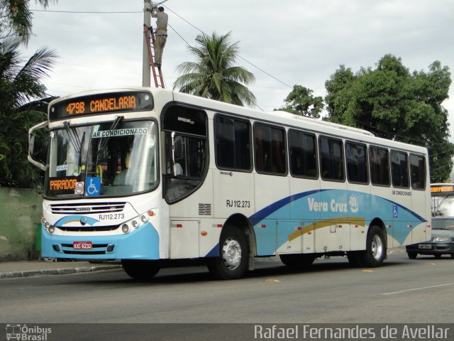 Auto Viação Vera Cruz - Belford Roxo RJ 112.273 na cidade de Mesquita, Rio de Janeiro, Brasil, por Rafael Fernandes de Avellar. ID da foto: 5182439.