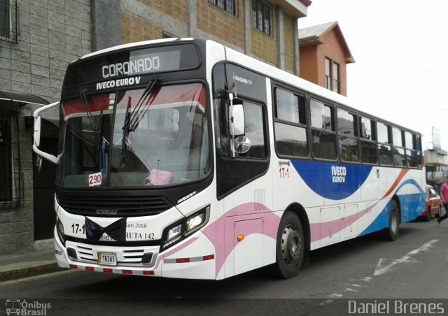 Transportes Coronado 17-1 na cidade de , por Daniel Brenes. Número da foto: #5184416.