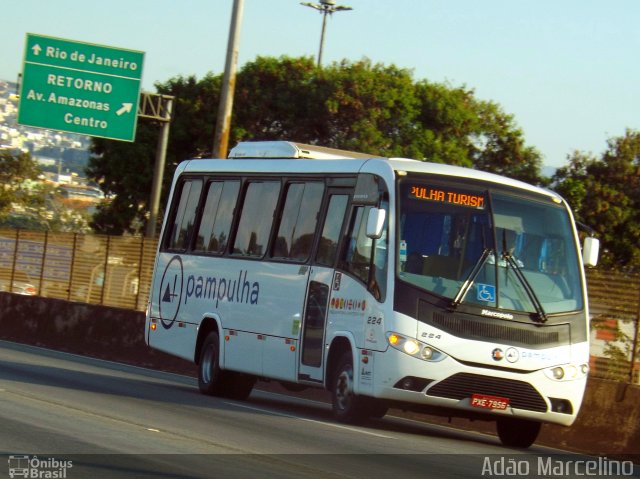 Pampulha Turismo 224 na cidade de Belo Horizonte, Minas Gerais, Brasil, por Adão Raimundo Marcelino. ID da foto: 5184552.