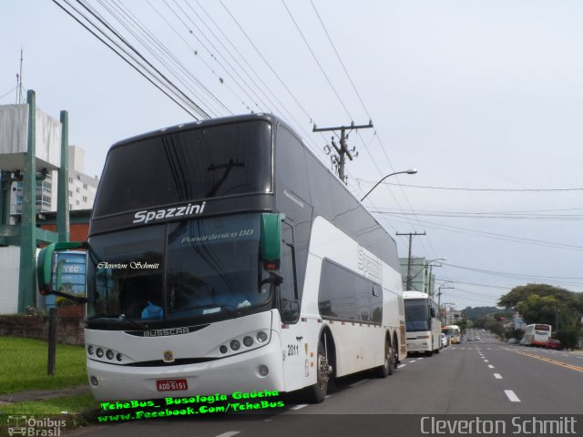 Spazzini Transportes 2011 na cidade de Santa Cruz do Sul, Rio Grande do Sul, Brasil, por Cleverton Schmitt. Número da foto: #5185021.