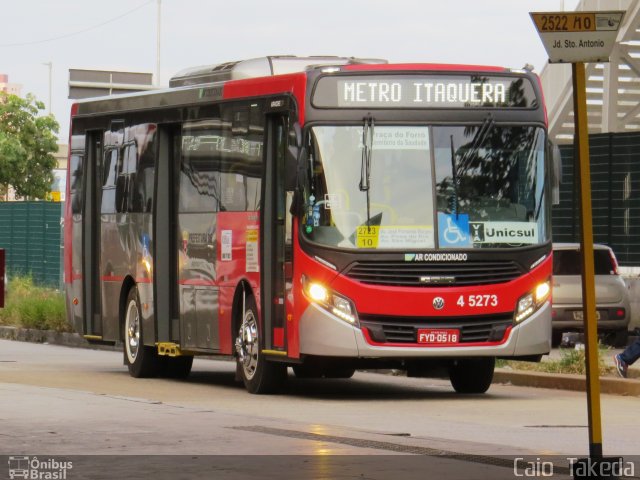 Allibus Transportes 4 5273 na cidade de São Paulo, São Paulo, Brasil, por Caio  Takeda. Número da foto: #5183681.