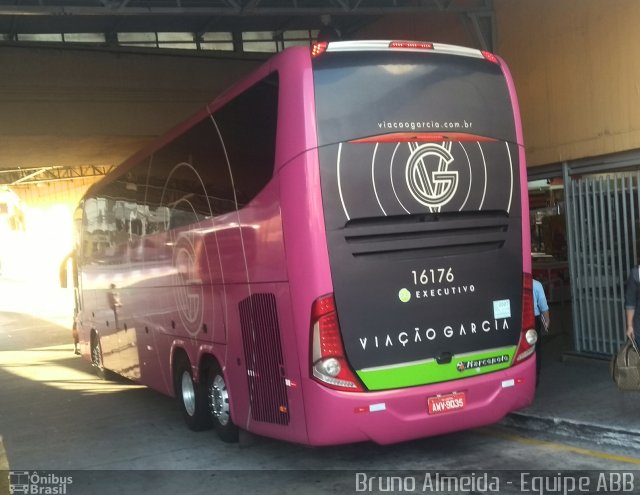 Viação Garcia 16176 na cidade de Sorocaba, São Paulo, Brasil, por Bruno Almeida. Número da foto: #5241082.