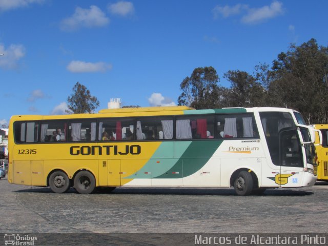 Empresa Gontijo de Transportes 12315 na cidade de Perdões, Minas Gerais, Brasil, por Marcos de Alcantara Pinto. Número da foto: #5241328.