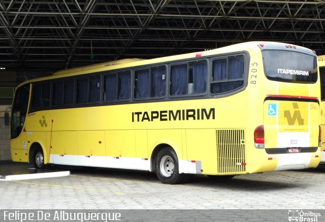 Viação Itapemirim 8205 na cidade de Campina Grande, Paraíba, Brasil, por Felipe Pessoa de Albuquerque. ID da foto: 5242475.