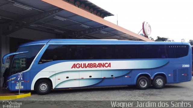 Viação Águia Branca 23810 na cidade de Juiz de Fora, Minas Gerais, Brasil, por Wagner Jardim dos Santos. ID da foto: 5241264.