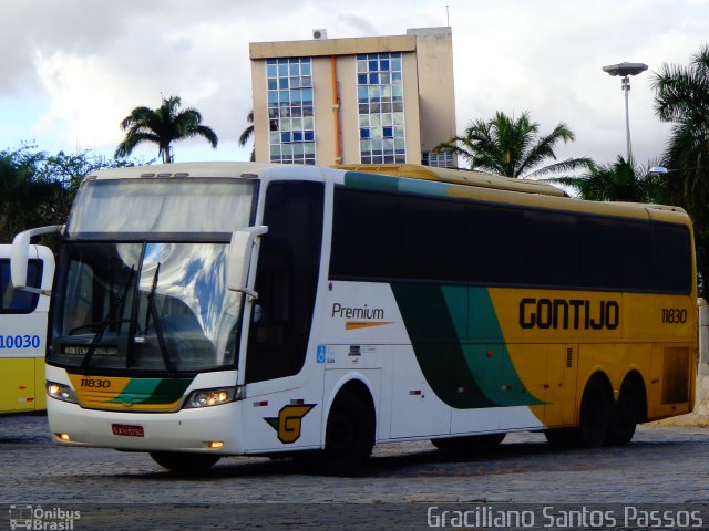 Empresa Gontijo de Transportes 11830 na cidade de Governador Valadares, Minas Gerais, Brasil, por Graciliano Santos Passos. ID da foto: 5240945.