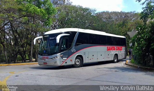 Viação Santa Cruz 239140 na cidade de São Paulo, São Paulo, Brasil, por Weslley Kelvin Batista. Número da foto: #5242664.