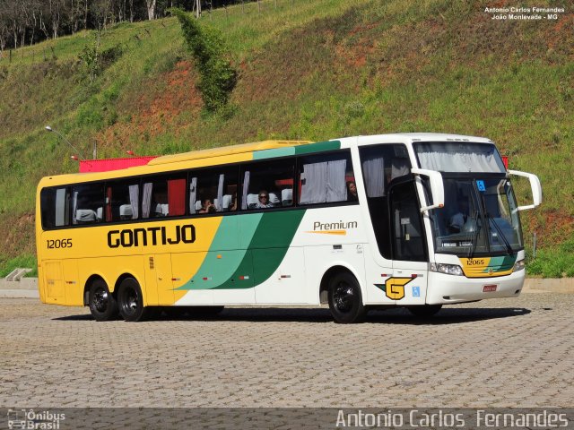 Empresa Gontijo de Transportes 12065 na cidade de João Monlevade, Minas Gerais, Brasil, por Antonio Carlos Fernandes. Número da foto: #5263847.
