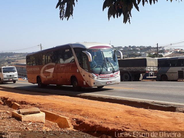 Expresso Gardenia 3320 na cidade de Alfenas, Minas Gerais, Brasil, por Lucas Elson de Oliveira. ID da foto: 5265673.