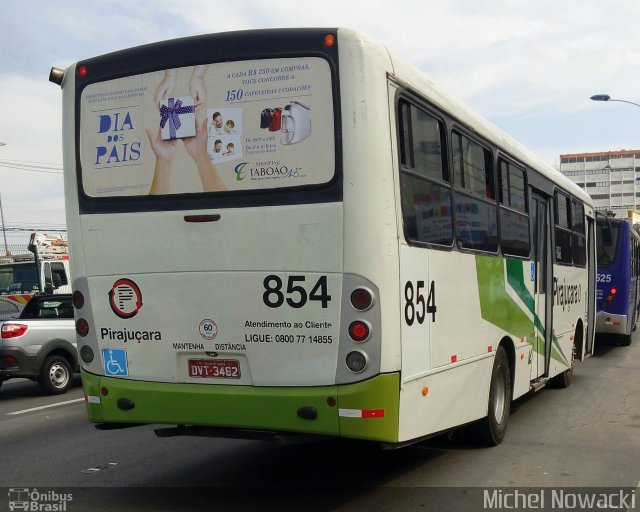 Viação Pirajuçara 854 na cidade de Taboão da Serra, São Paulo, Brasil, por Michel Nowacki. Número da foto: #5264226.