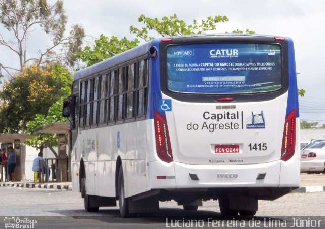 Capital do Agreste Transporte Urbano 1415 na cidade de Caruaru, Pernambuco, Brasil, por Luciano Ferreira de Lima Júnior. ID da foto: 5264742.