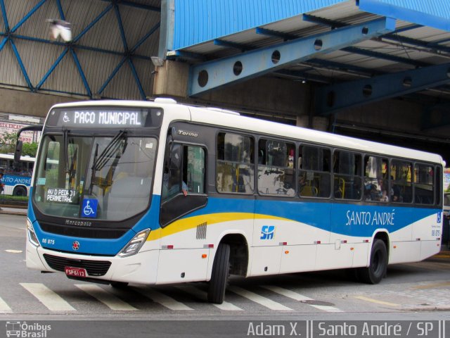 Expresso Guarará 08 875 na cidade de Santo André, São Paulo, Brasil, por Adam Xavier Rodrigues Lima. ID da foto: 5264335.