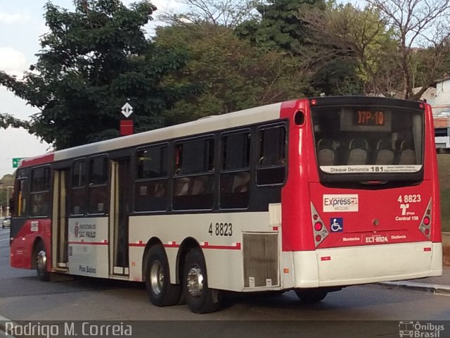 Express Transportes Urbanos Ltda 4 8823 na cidade de São Paulo, São Paulo, Brasil, por Jonathan  Aguiar Correa. Número da foto: #5266048.