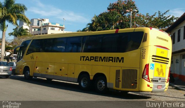 Viação Itapemirim 60503 na cidade de Rio das Ostras, Rio de Janeiro, Brasil, por Davy  Pereira. Número da foto: #5263597.