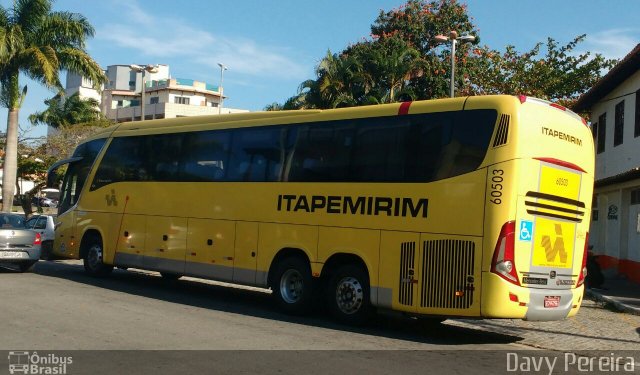 Viação Itapemirim 60503 na cidade de Rio das Ostras, Rio de Janeiro, Brasil, por Davy  Pereira. ID da foto: 5263597.