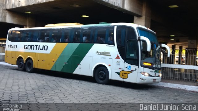 Empresa Gontijo de Transportes 14510 na cidade de Belo Horizonte, Minas Gerais, Brasil, por Daniel Junior Sena. Número da foto: #5265643.