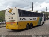 Empresa Gontijo de Transportes 15200 na cidade de Coronel Fabriciano, Minas Gerais, Brasil, por Joase Batista da Silva. ID da foto: :id.