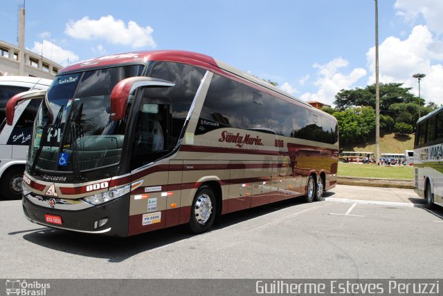 Santa Maria Fretamento e Turismo > Transportes Santa Maria(SP) 800 na cidade de São Paulo, São Paulo, Brasil, por Guilherme Esteves Peruzzi. Número da foto: #5266860.
