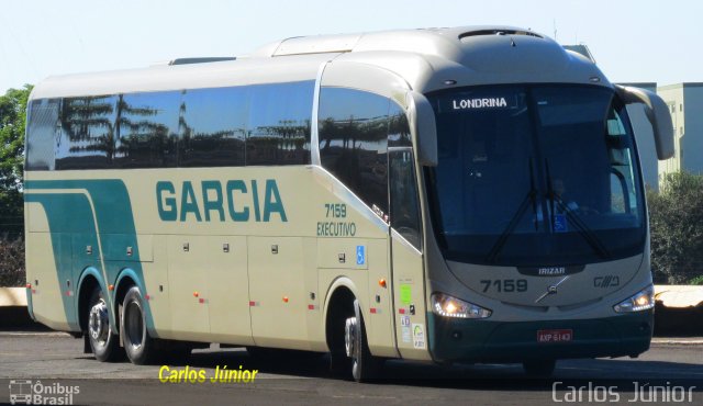 Viação Garcia 7159 na cidade de Londrina, Paraná, Brasil, por Carlos Júnior. ID da foto: 5267983.