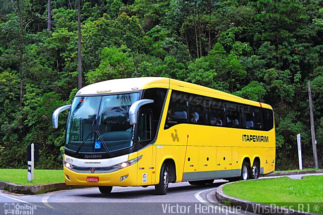 Viação Itapemirim 60579 na cidade de Petrópolis, Rio de Janeiro, Brasil, por Victor Henrique. Número da foto: #5266576.