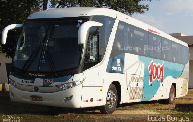 Auto Viação 1001 RJ 108.601 na cidade de Araxá, Minas Gerais, Brasil, por Lucas Borges . ID da foto: 5268031.