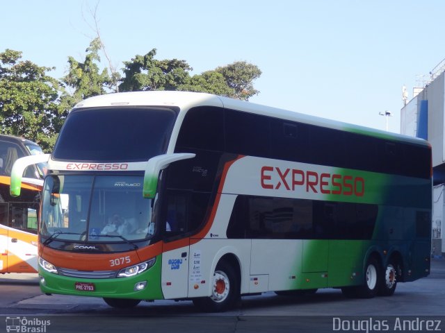Expresso Transporte e Turismo Ltda. 3075 na cidade de Goiânia, Goiás, Brasil, por Douglas Andrez. Número da foto: #5266787.
