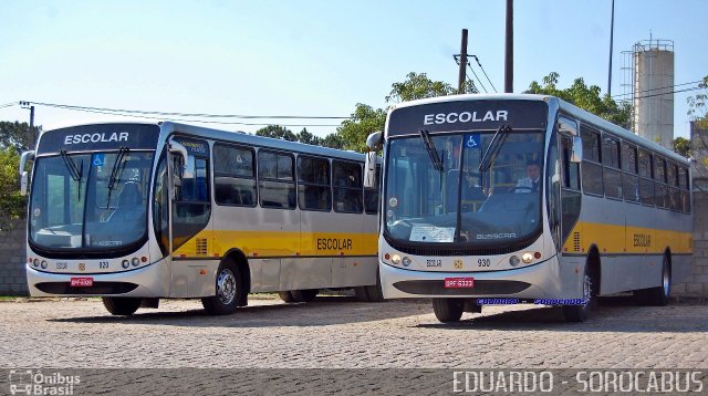 BBTT - Benfica Barueri Transporte e Turismo 930 na cidade de Sorocaba, São Paulo, Brasil, por EDUARDO - SOROCABUS. ID da foto: 5266360.