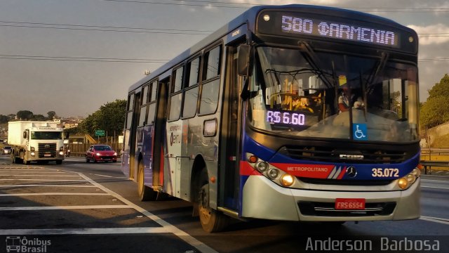 Real Transportes Metropolitanos 35.072 na cidade de São Paulo, São Paulo, Brasil, por Anderson Barbosa Marinho. ID da foto: 5268342.