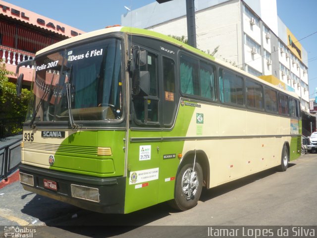 Ônibus Particulares 935 na cidade de Goiânia, Goiás, Brasil, por Itamar Lopes da Silva. ID da foto: 5267799.