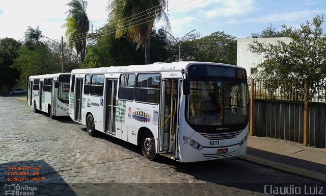 Viação Cidade Corumbá 1011 na cidade de Corumbá, Mato Grosso do Sul, Brasil, por Claudio Luiz. Número da foto: #5269259.