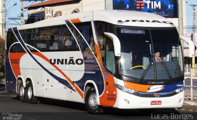 Expresso União 10263 na cidade de Uberaba, Minas Gerais, Brasil, por Lucas Borges . Número da foto: #5270410.